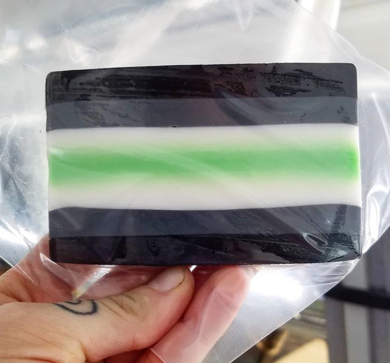 Agender Flag Non Binary Flag Soaps By Clear Queer Soap Makers Mygenderisx