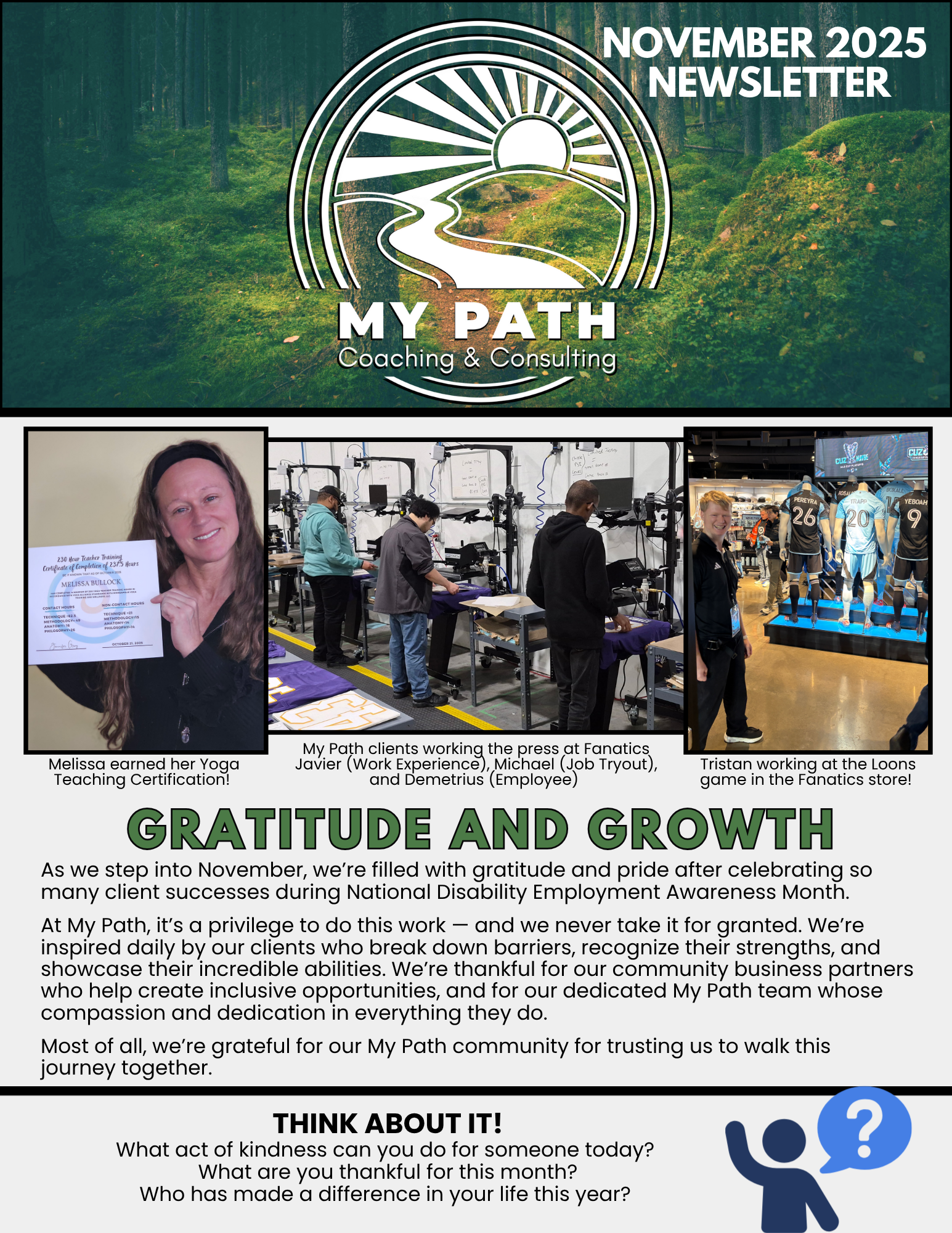 November 2025 Newsletter