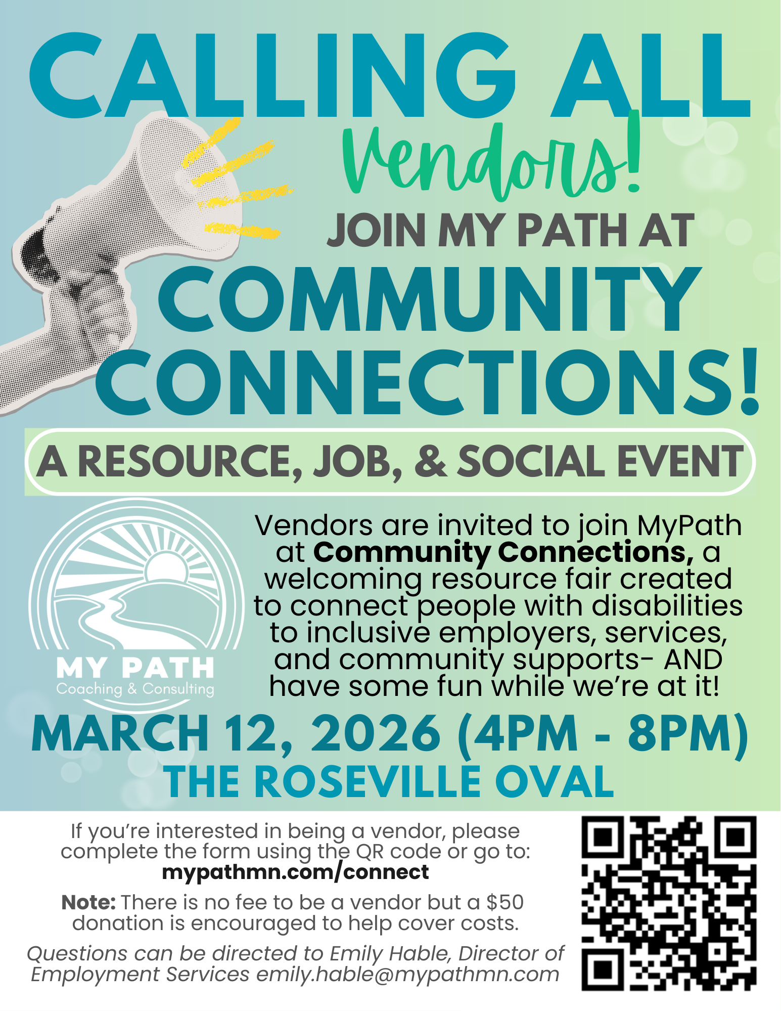 Community Connections: Resources, Career Fair & Social Event