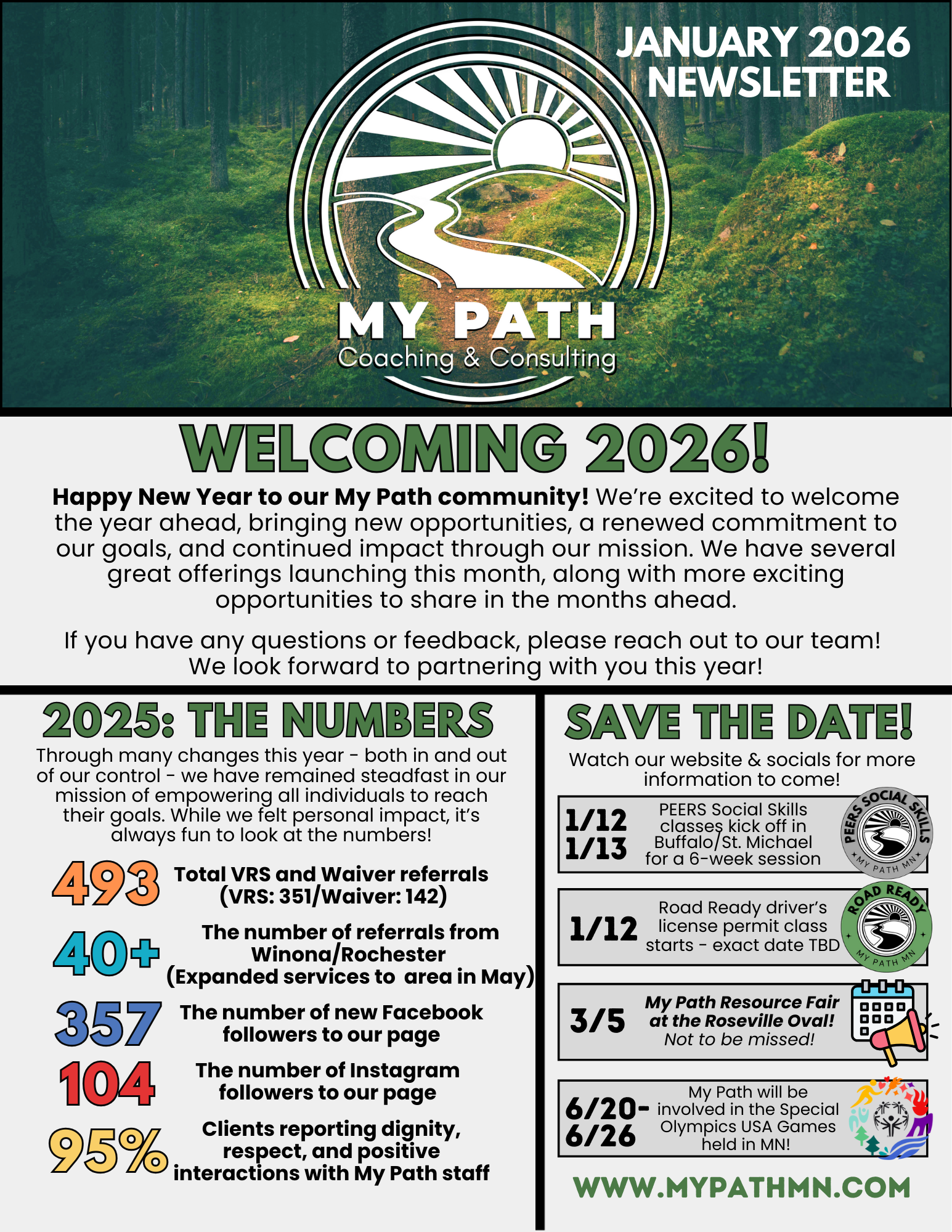 January 2026 My Path MN Newsletter