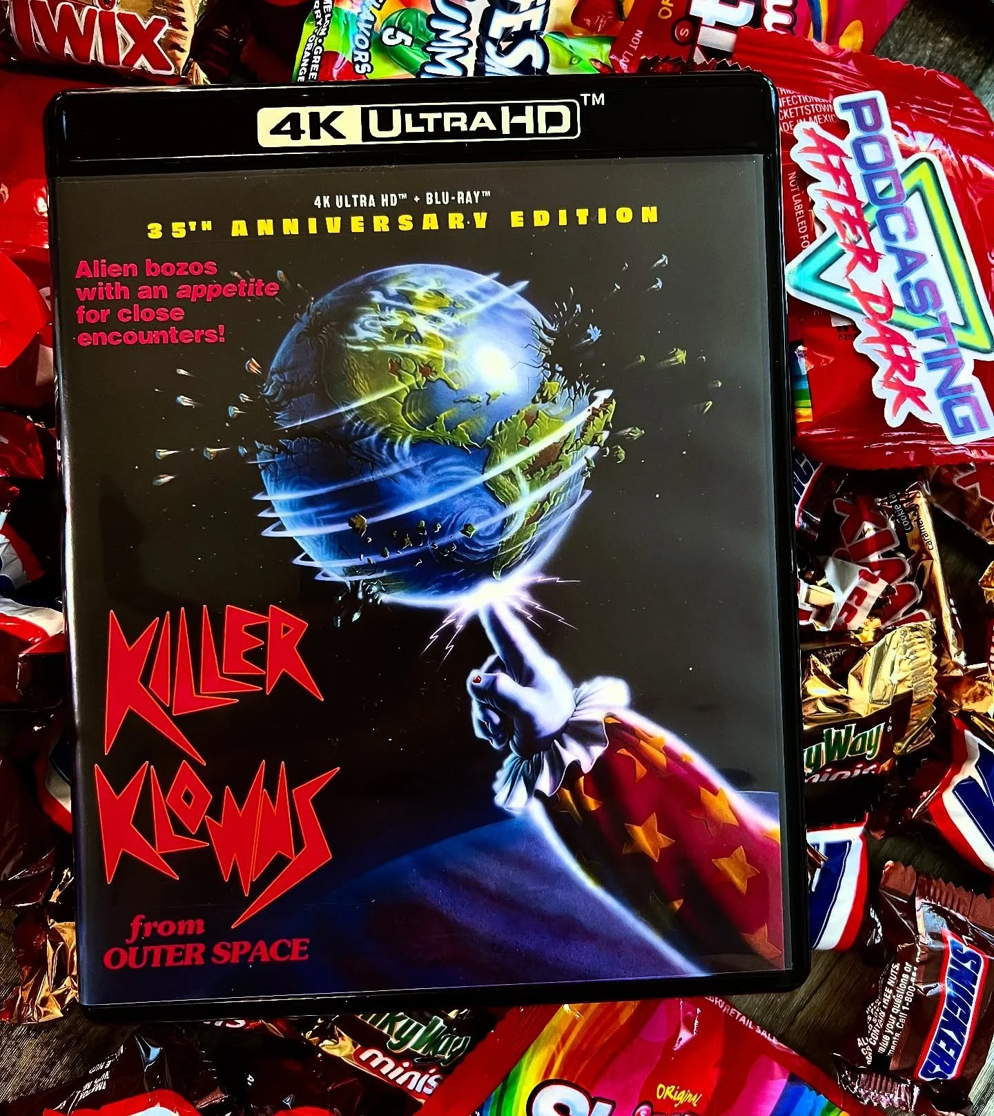 We&rsquo;re recording our review of KILLER KLOWNS FROM OUTER SPACE (1988) tonight! Look for this episode to drop soon on Spotify, Apple Podcasts, and YouTube!

A huge THANK YOU to @msdoesha95670 for selecting it via our highest Patreon tier!
&mdash;&