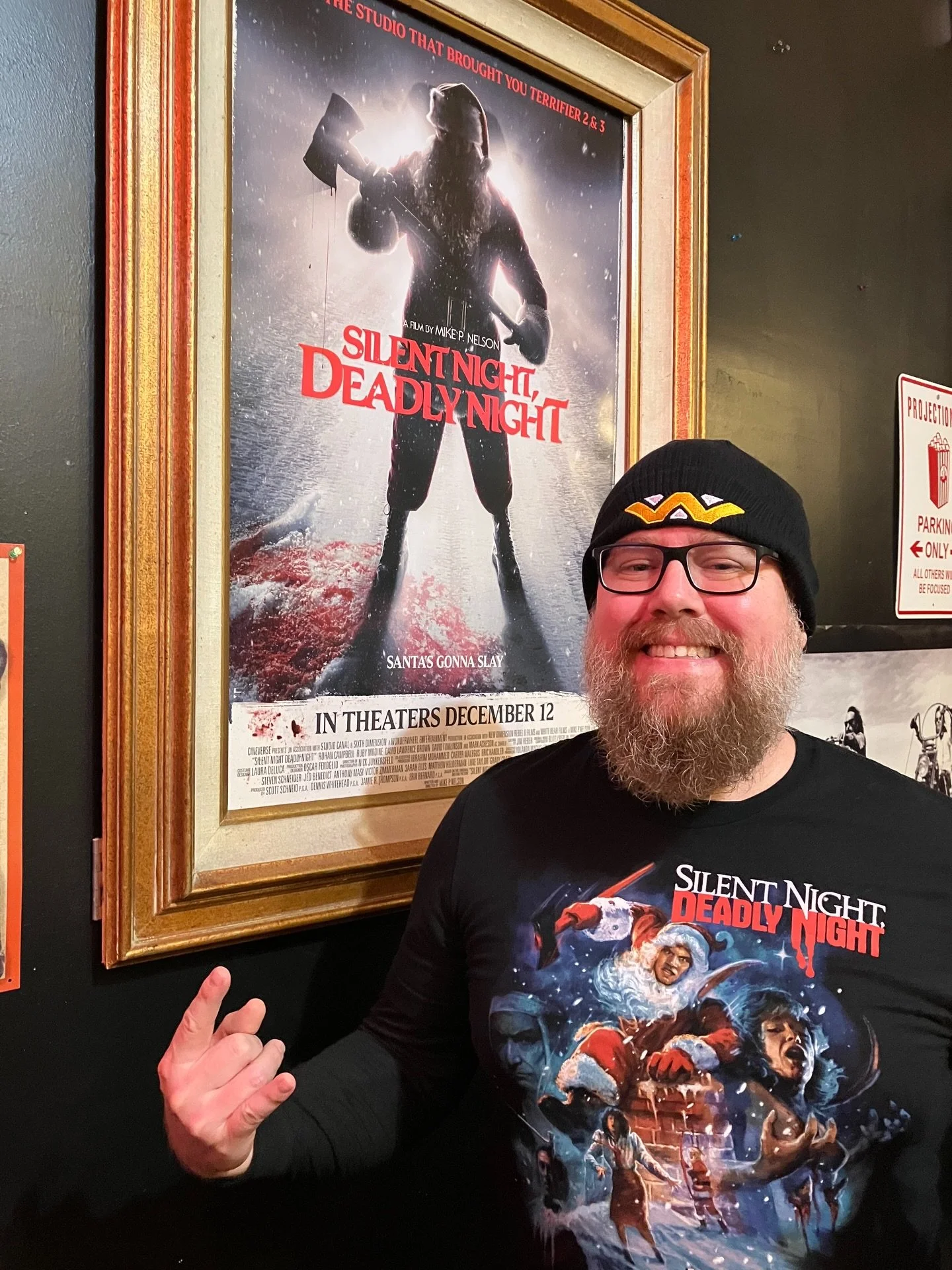 Now Watching at @darkside.cinema.corvallis - SILENT NIGHT, DEADLY NIGHT (2025)

The lady who took my ticket said &ldquo;I know what movie you&rsquo;re here to see!&rdquo; Look for my mini-review to drop on Christmas day -Corey
&mdash;&mdash;&mdash;&m