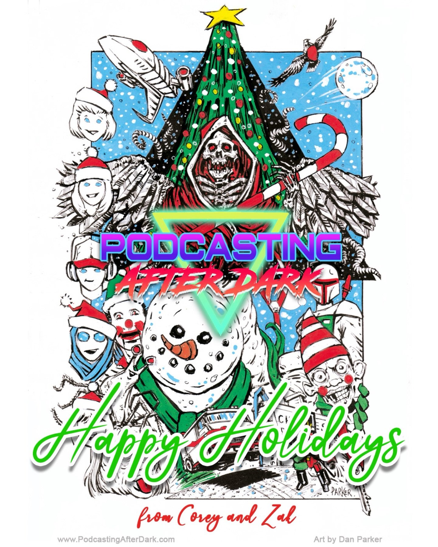 Happy Holidays from our podcast to yours! We hope everyone has a fun and safe week of festivities. Eat, drink, and make merry! 

Art by @dan_parker_doodles 
&mdash;&mdash;&mdash;&mdash;&mdash;&mdash;&mdash;&mdash;&mdash;&mdash;&mdash;&mdash; 
#Podcas