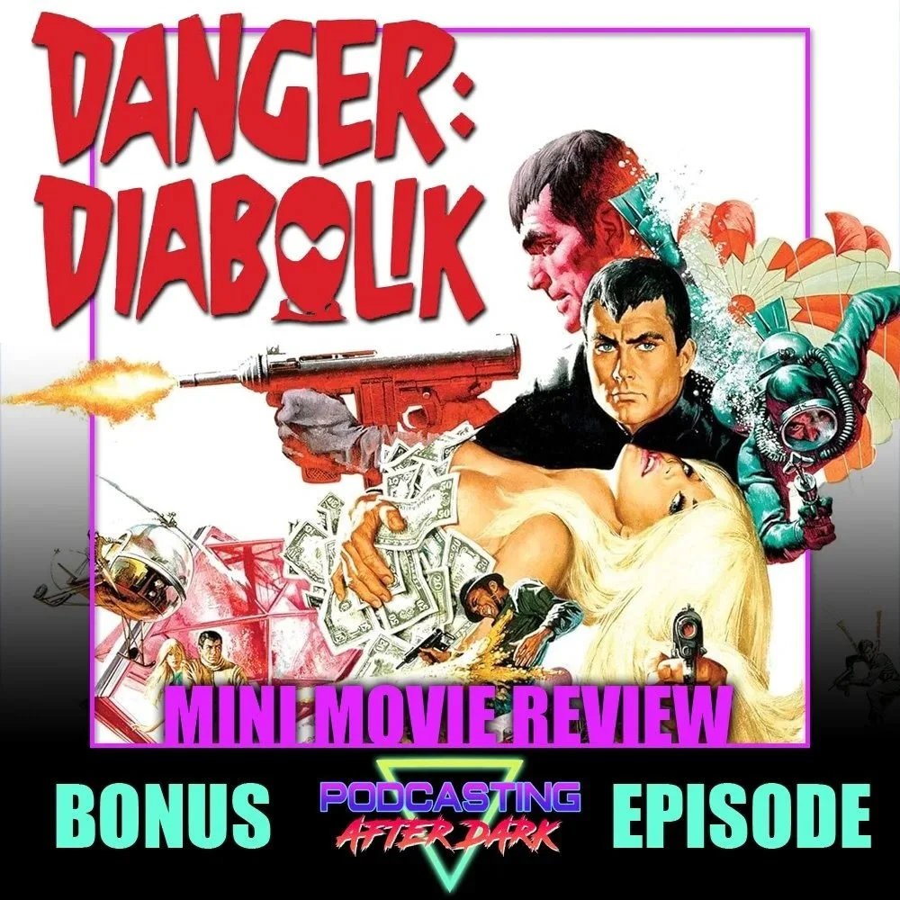 🎙NEW EP🎙Corey reviews Mario Bava&rsquo;s DANGER: DIABOLIK (1968)! Listen now on Spotify, Apple Podcasts, and YouTube!

www.podcastingafterdark.com/padepisodes/danger-diabolik-1968-mini-review
&mdash;&mdash;&mdash;&mdash;&mdash;&mdash;&mdash;&mdash;