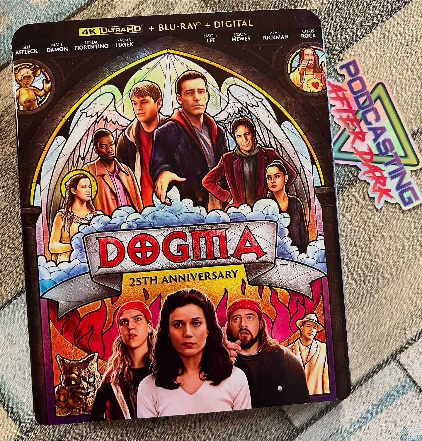 Corey is recording his review of DOGMA (1999) tonight with Luna! Look for this episode to drop Easter Monday on all pod-apps and YouTube!

Where does Dogma rank on your list of favorite Kevin Smith movies?
&mdash;&mdash;&mdash;&mdash;&mdash;&mdash;&m