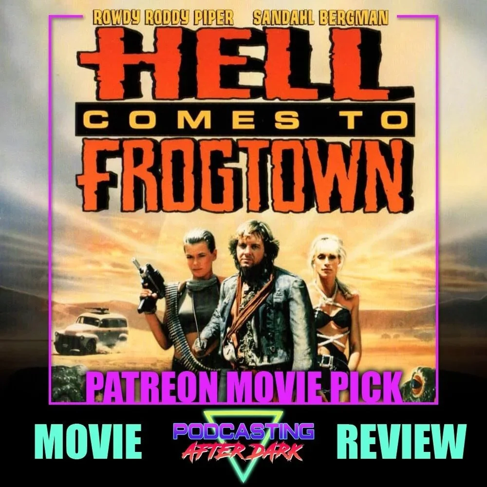 🎙NEW EP🎙We review HELL COMES TO FROGTOWN (1988)! Listen now on Spotify, Apple Podcasts, and YouTube!

A huge THANK YOU to Chris from the SkilletBrew Trivia podcast for selecting this via our Patreon&rsquo;s highest tier!

www.podcastingafterdark.co