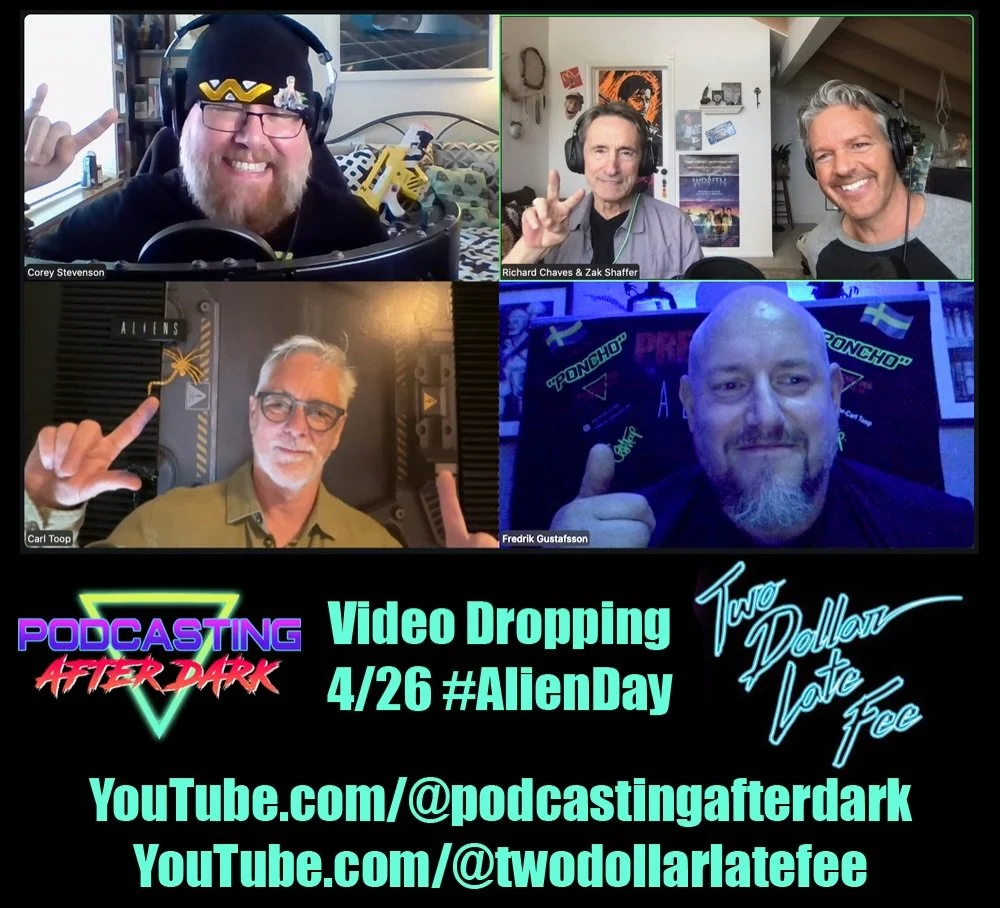 COMING SOON: Our video walkthrough of Fredrik Gustafsson&rsquo;s ALIEN &amp; PREDATOR museum in Sweden! We were joined by Richard &ldquo;Poncho&rdquo; Chaves and Carl &ldquo;Xenomorph&rdquo; Toop! The video will drop on YouTube 4/26 for #AlienDay!

F