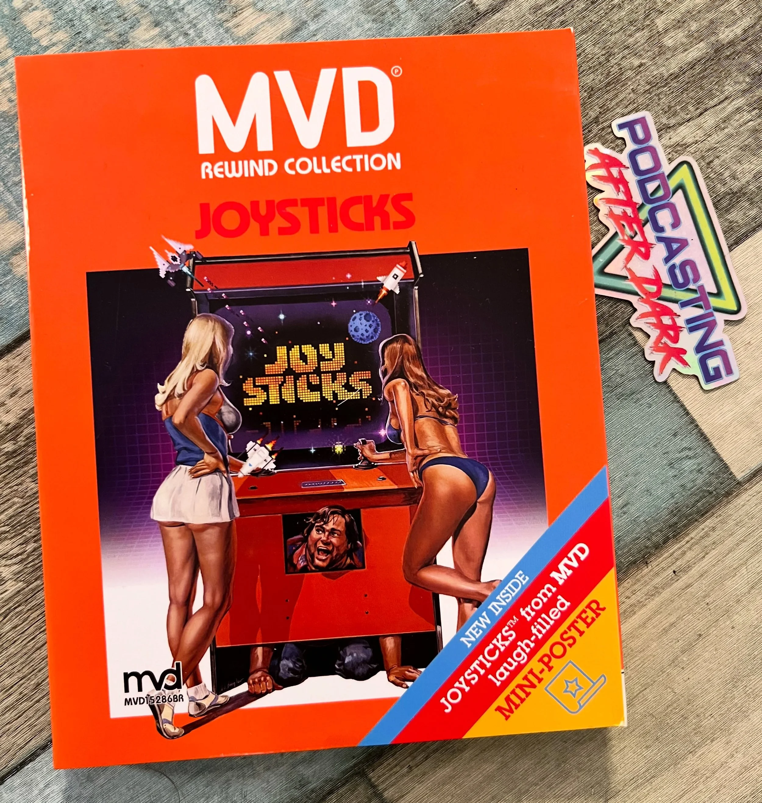 We&rsquo;re recording our review of JOYSTICKS (1983) with Erin from @manicmoviemondaypod today! The episode will drop in a couple weeks on Spotify, Apple Podcasts, and YouTube!

Who&rsquo;s a fan of this raunchy 80s comedy? 
&mdash;&mdash;&mdash;&mda