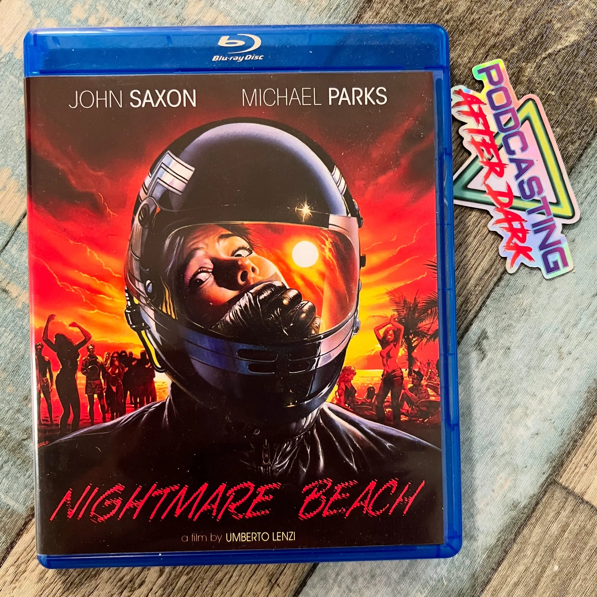 We&rsquo;re recording our review of NIGHTMARE BEACH (1989) today! The episode will drop in a couple weeks on Spotify, Apple Podcasts, and YouTube!

Who&rsquo;s a fan of this spring break slasher? 
&mdash;&mdash;&mdash;&mdash;&mdash;&mdash;&mdash;&mda
