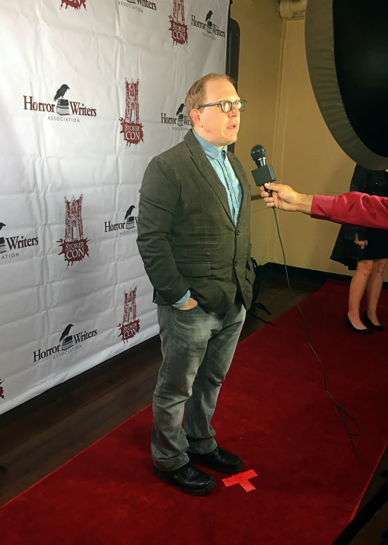 Interviewed by John Palisano prior to award ceremony.
