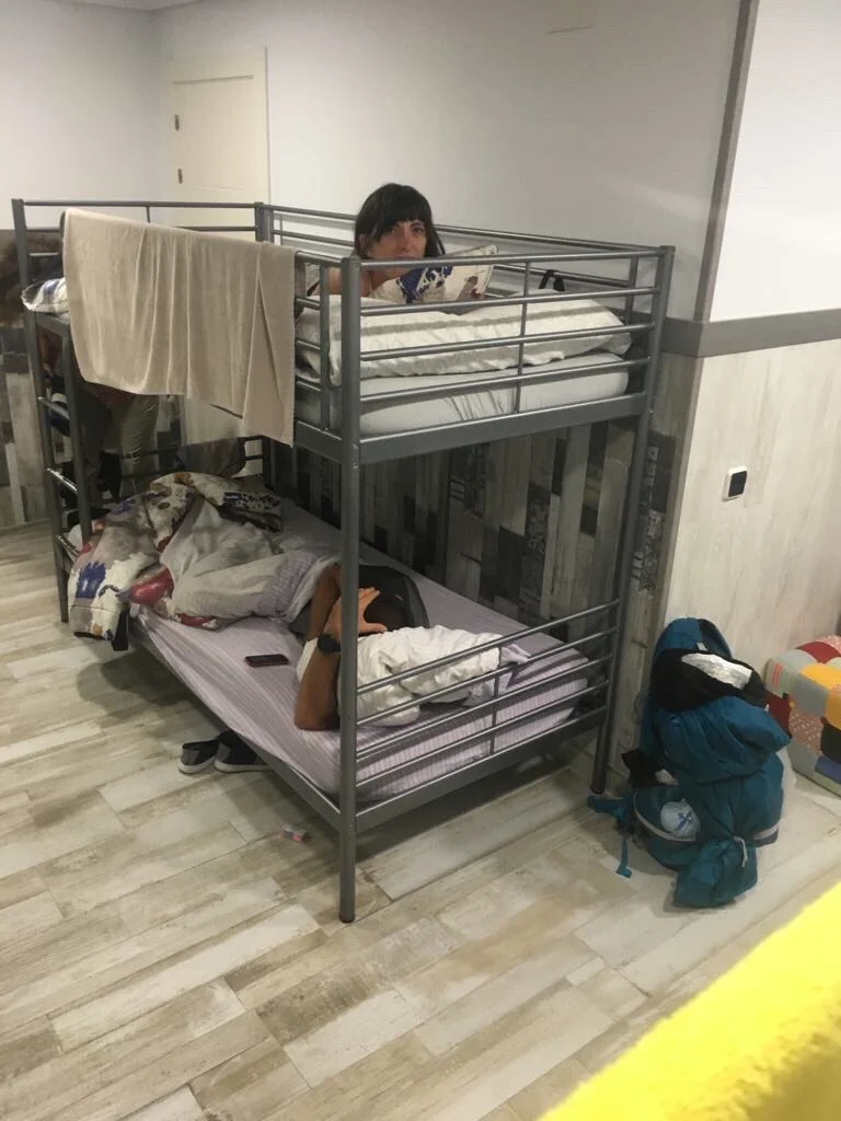 Toughing it out in the top bunk