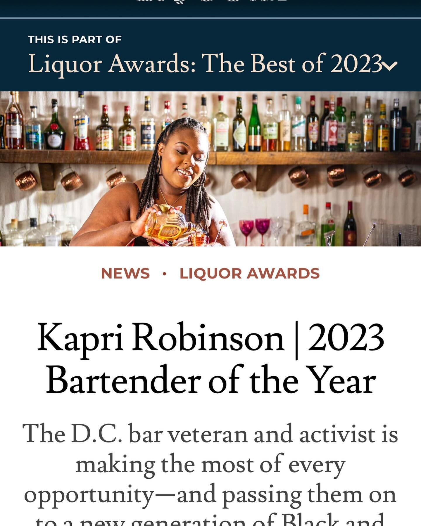 ✨We&rsquo;re so excited looking at this year&rsquo;s @liquor Awards!! ✨

So many folks of color are celebrated throughout these different awards and we feel so great to know and be in community with most of them! 

When we see Black and Brown individ