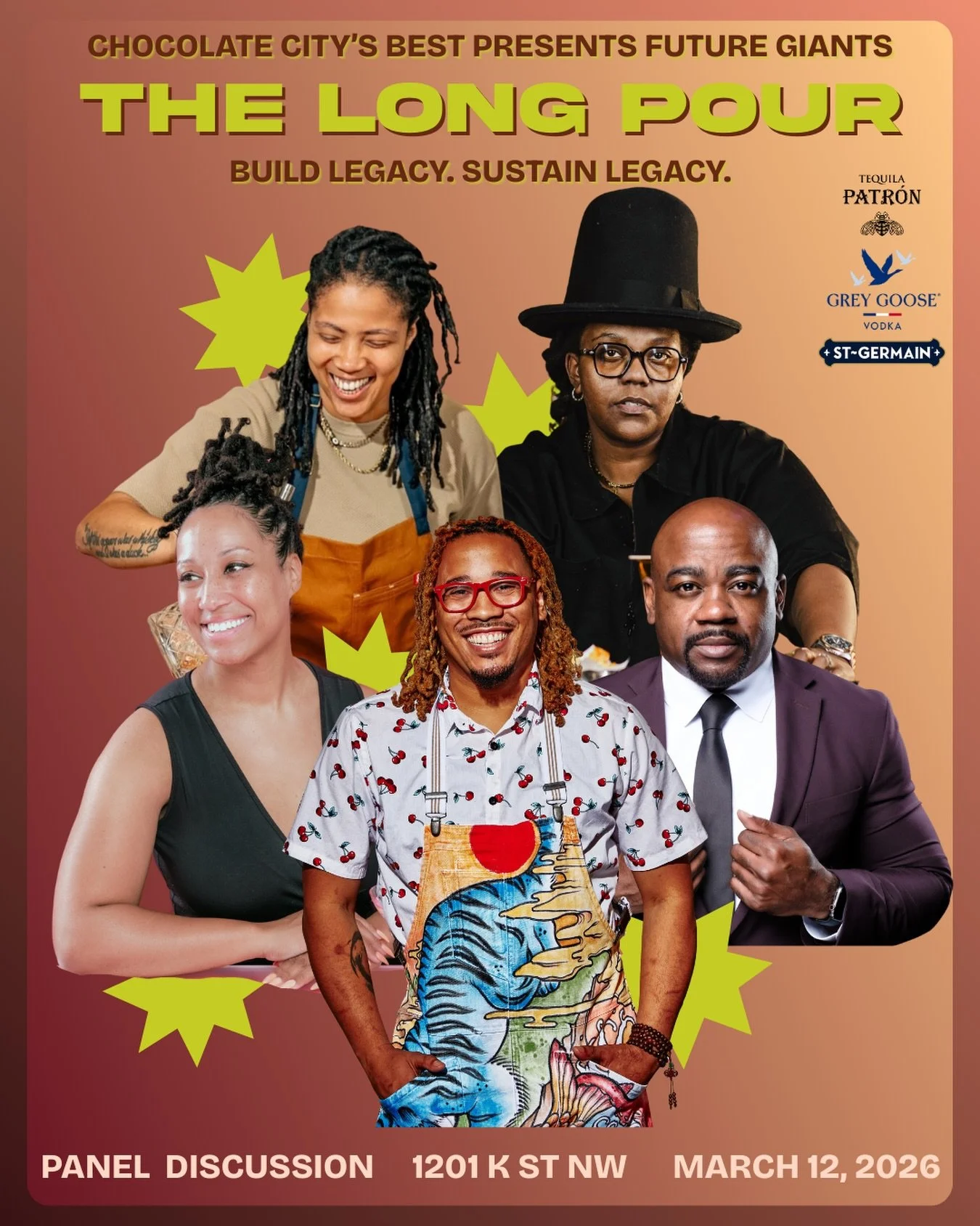 🤩 FUTURE GIANTS WEEK PANEL 🤩

Join us for The Long Pour: Designing a Career That Outlives the Shift. A powerful conversation on building and maintaining a legacy in the hospitality world. 

This panel centers the experiences of people of color and 