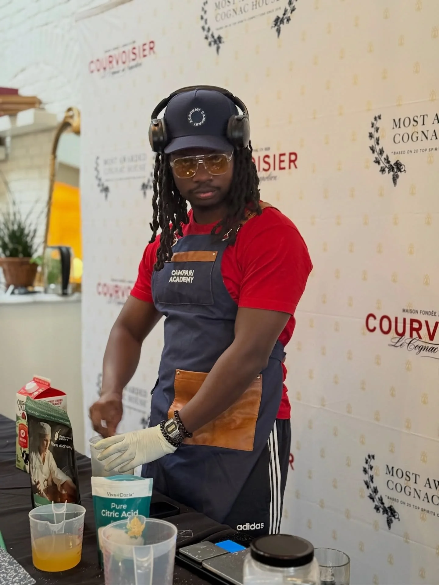 🌞 DAY 4🌞

Wow!! What an amazing day! We started with @campariacademy_us prep day! 

Then we went into The Long Pour Panel with @stgermaindrinks @patron &amp; @greygoose ! 

We finished the night with a spirited supper at Manifest II with @grandmarn