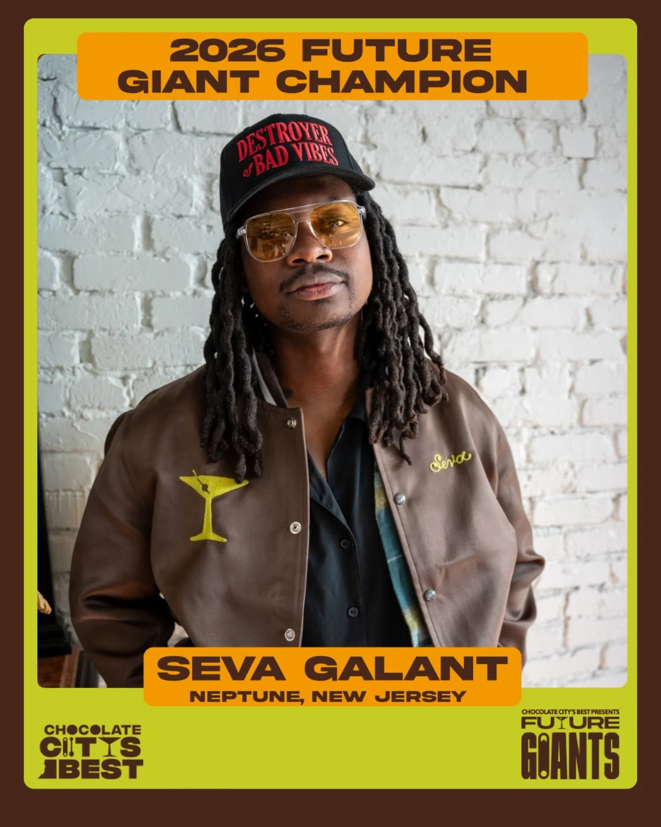 🏆 We Have a Future Giant 🏆

From Neptune, New Jersey, please raise a glass to our champion: Seva Galant. 

Seva has officially been crowned this year&rsquo;s Future Giant. Their proposal captured the innovation, purpose, and leadership that this co