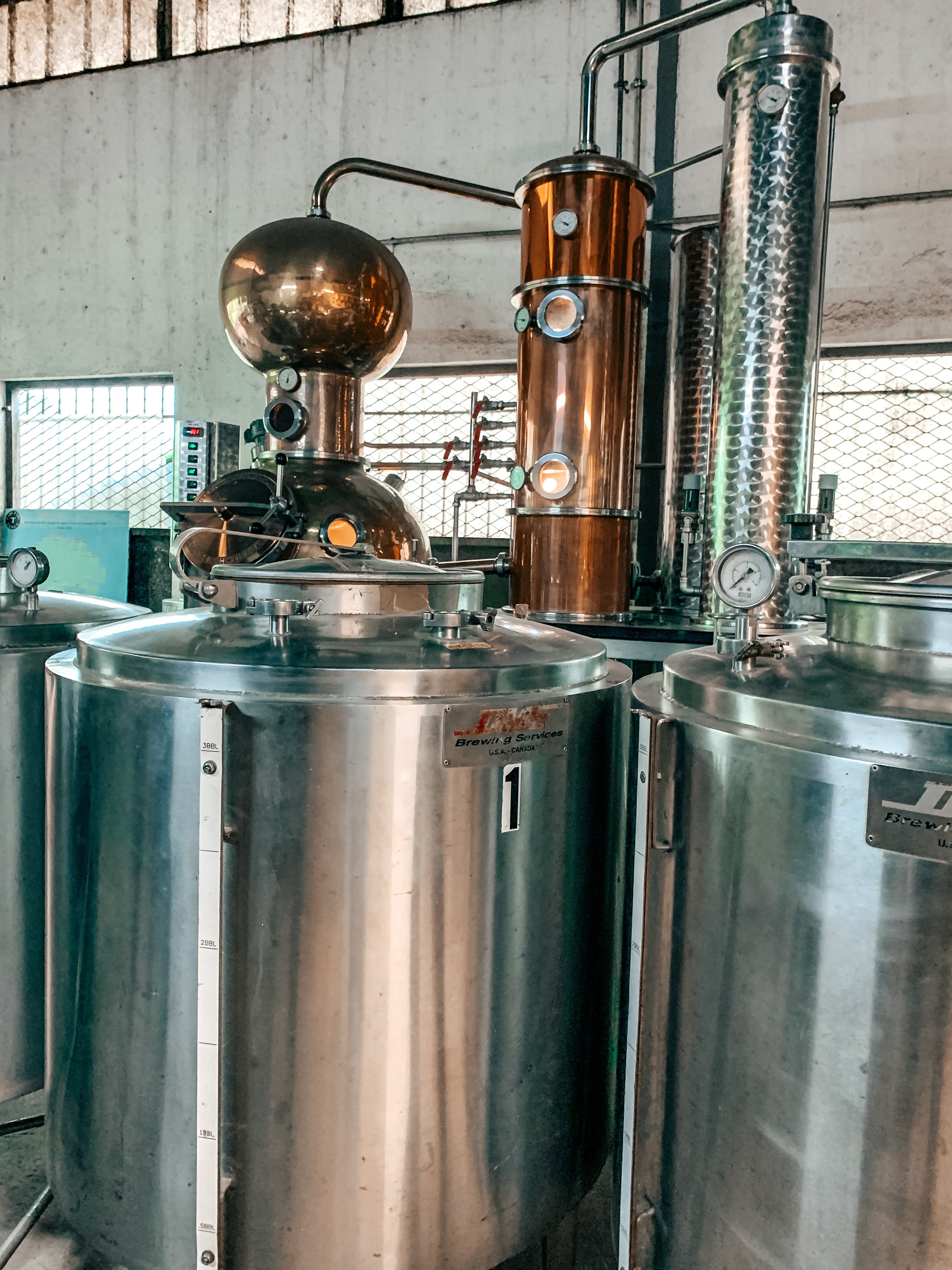 Distillerie de Taha’a where they serve Domaine Pari Pari