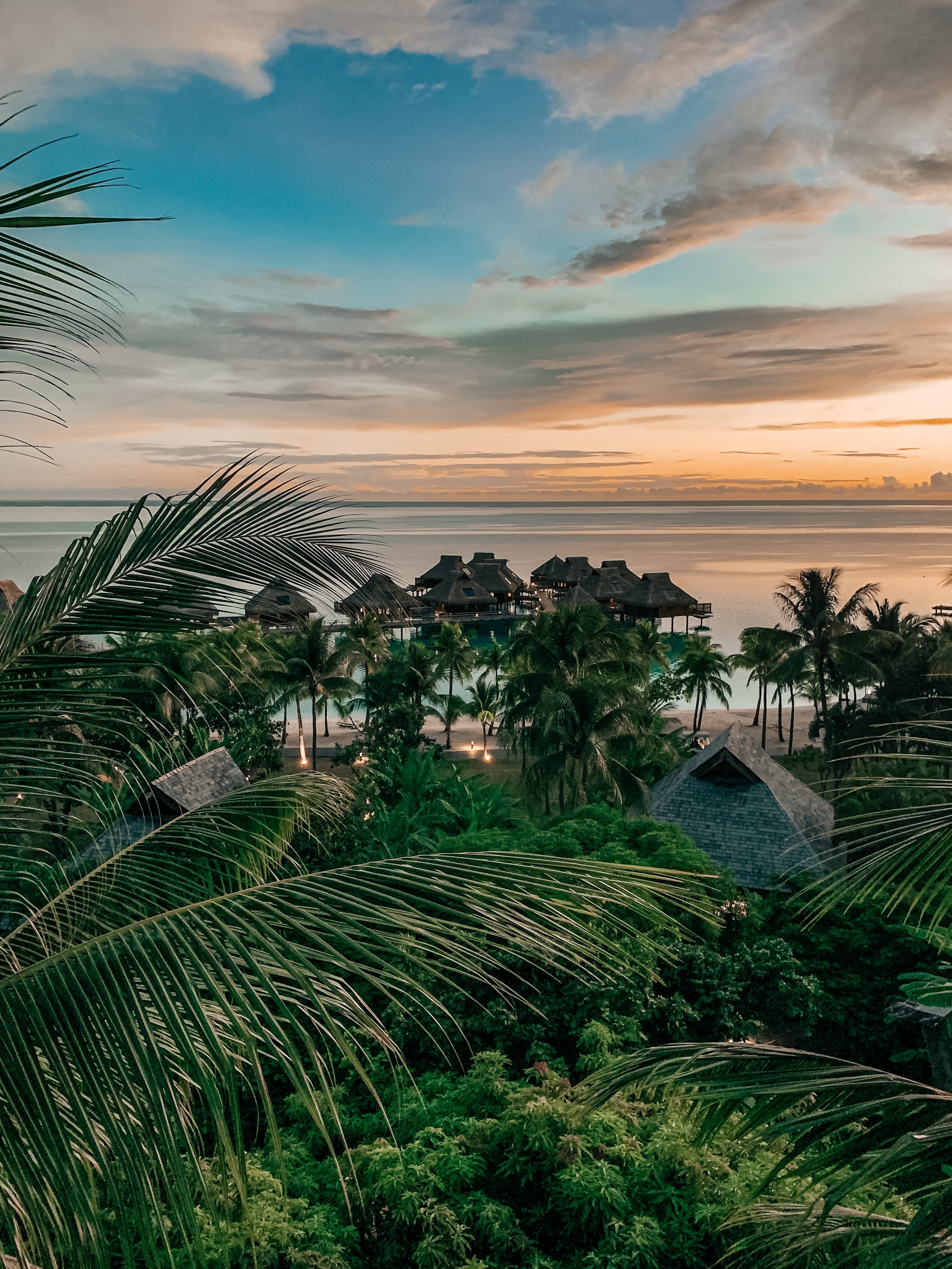 Sunset in Bora Bora, French Polynesia