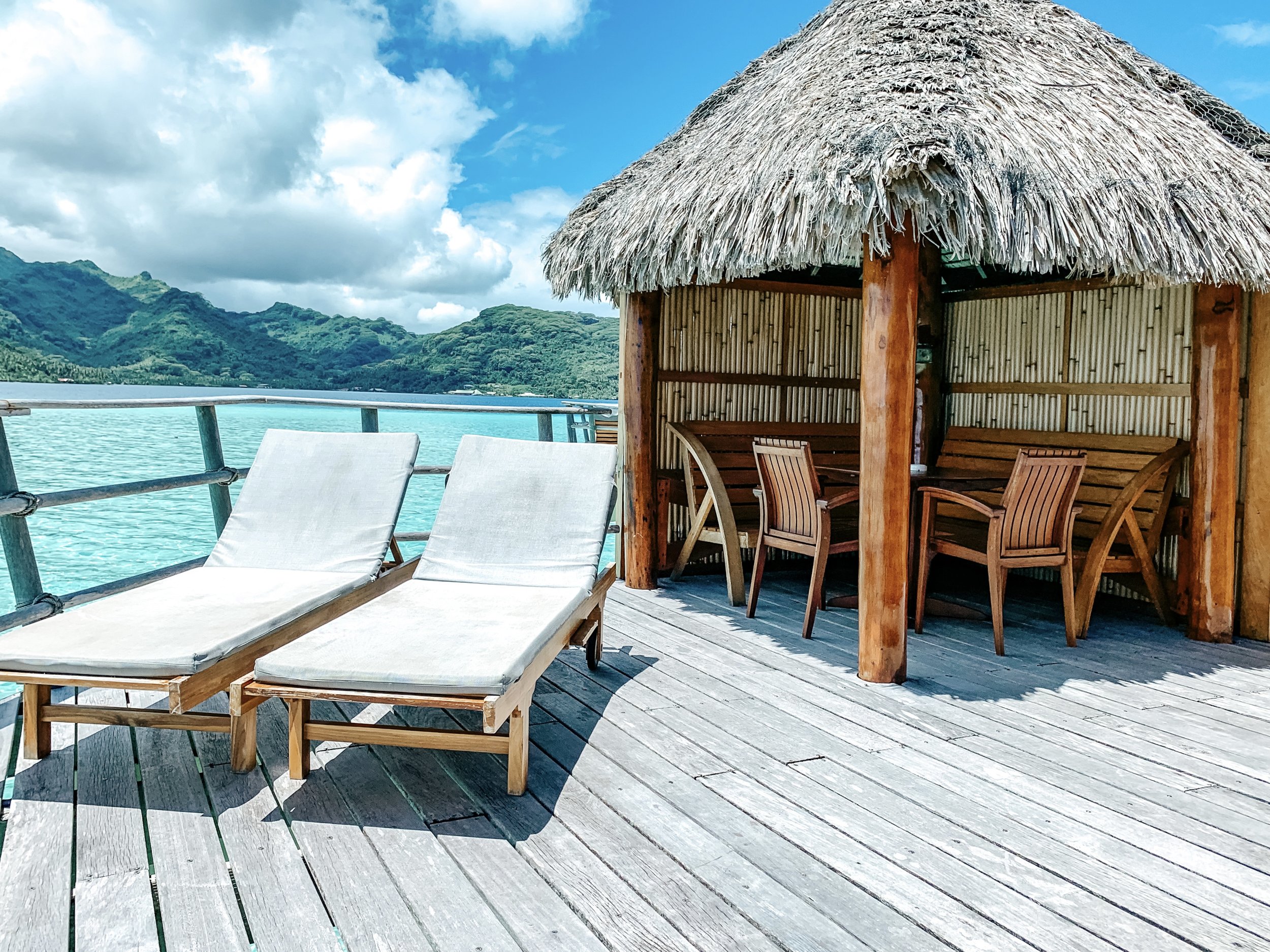 Overwater bungalow at Le Taha'a by Pearl Resorts