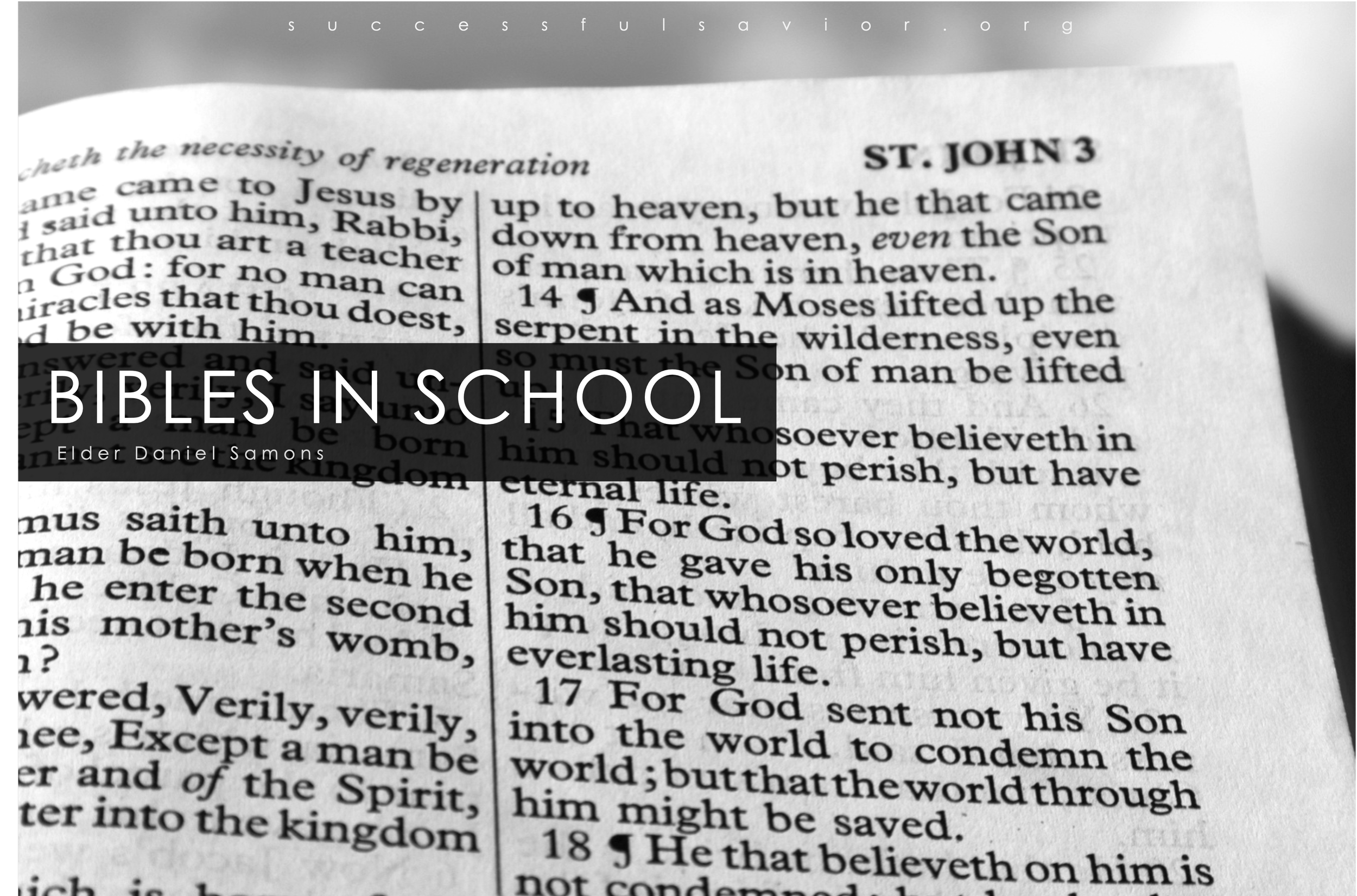 Bibles In School