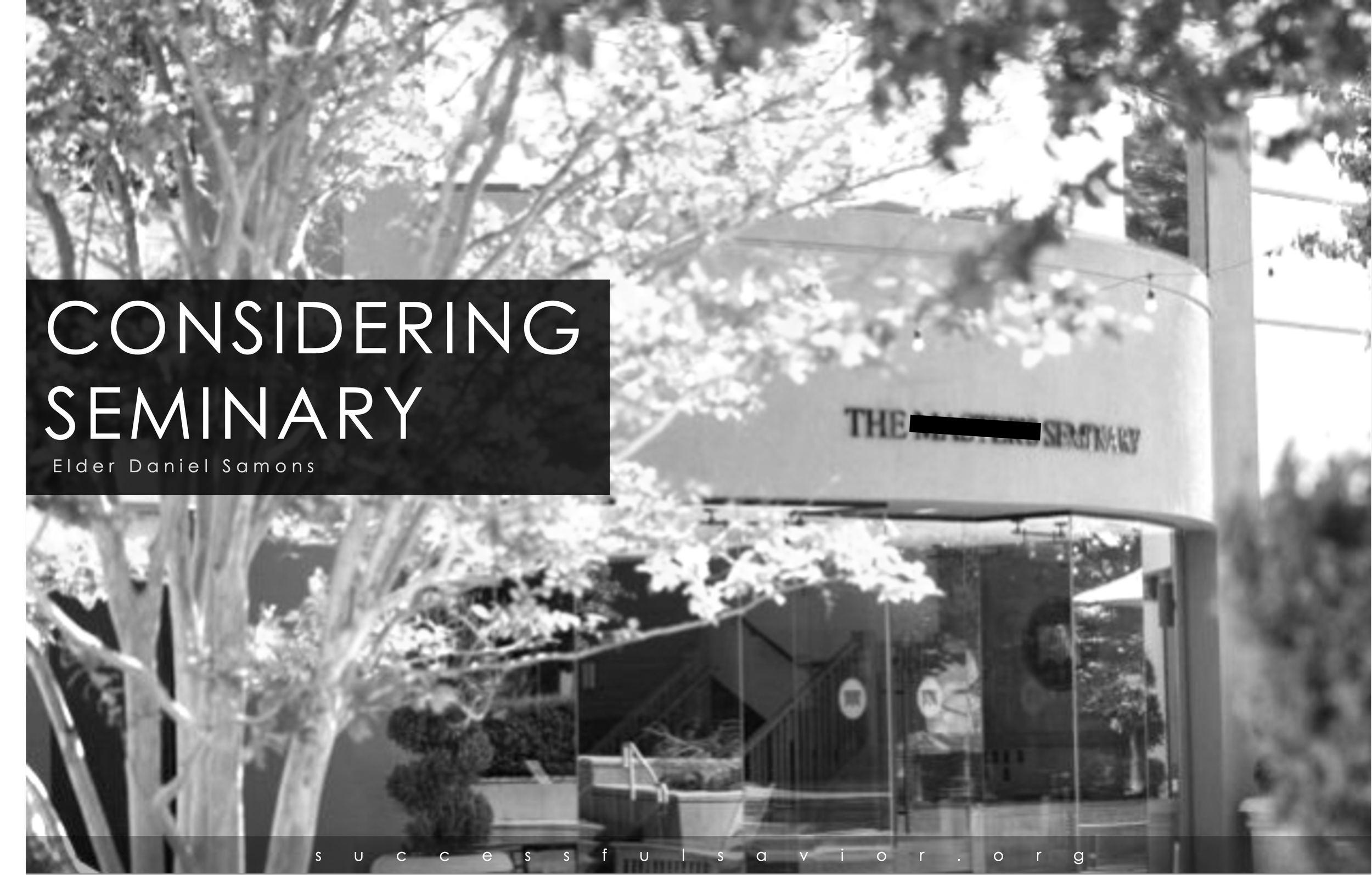 Considering Seminary