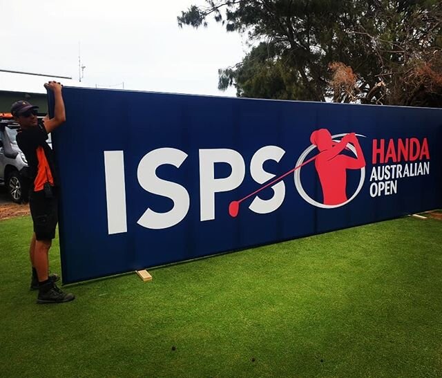 Banner Signs. Australian Women's Golf SA