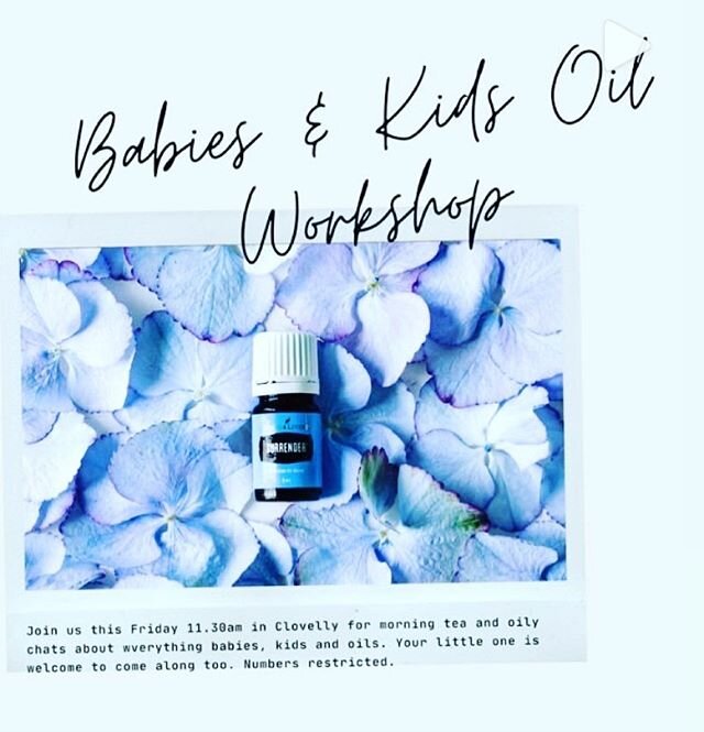 Join our gorgeous community TOMORROW for a morning tea at our first ever in person essential oils workshop. 
Now that restrictions have eased we will have a small intimate workshop in a home. Babies and kids welcome.!!!!!
⁣We have 3 places left so pl