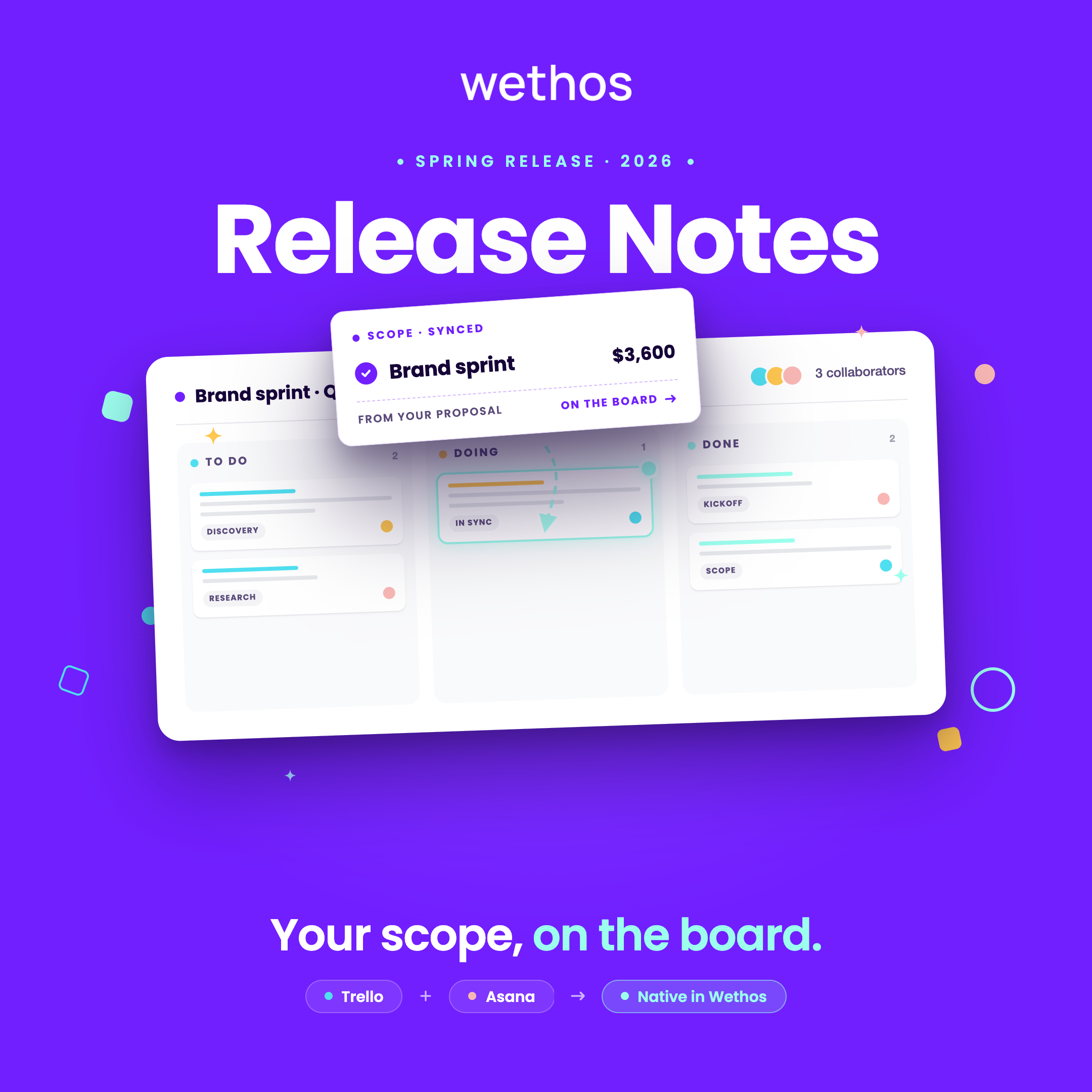 Spring Release - Trello and Asana Integrations