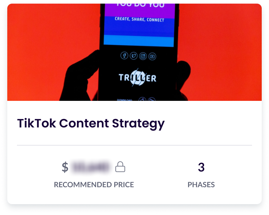 TikTok Content Strategy Proposal Template