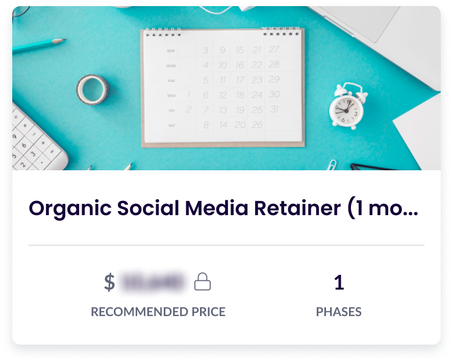 Social Media Retainer Proposal Template