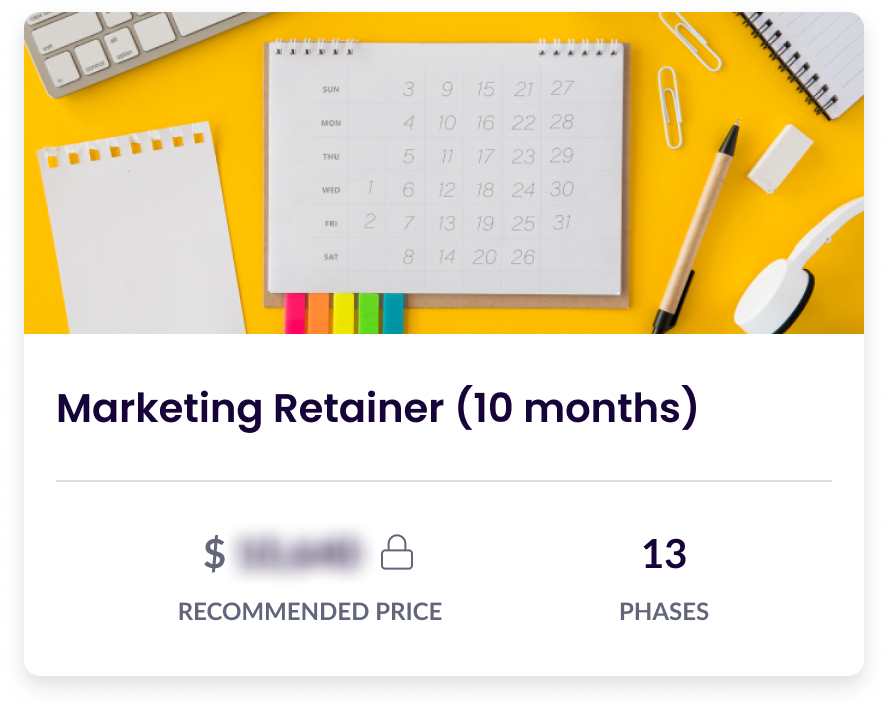 Marketing Retainer Proposal Template
