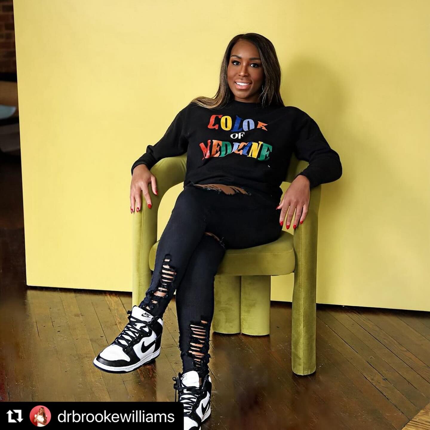 #Repost from one of our co-founders @drbrookewilliams 
・・・
Allow me to reintroduce myself - I see I&rsquo;ve gained a lot of new followers within the last few months! HEY, HEY 👋🏾 
I AM Dr. Brooke Williams.
You can find me somewhere in between: 
✨ W