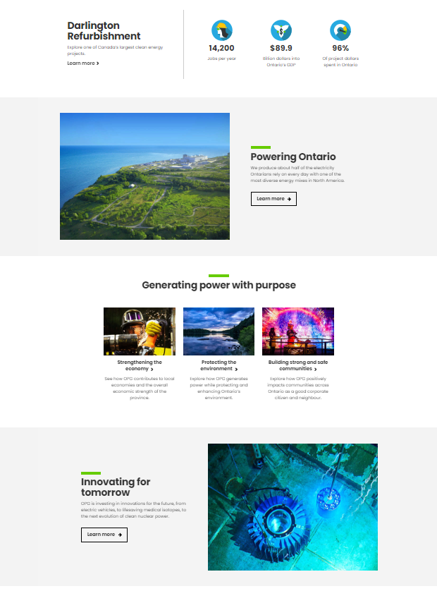    Our modular design allows more white space and consistent layout throughout.   