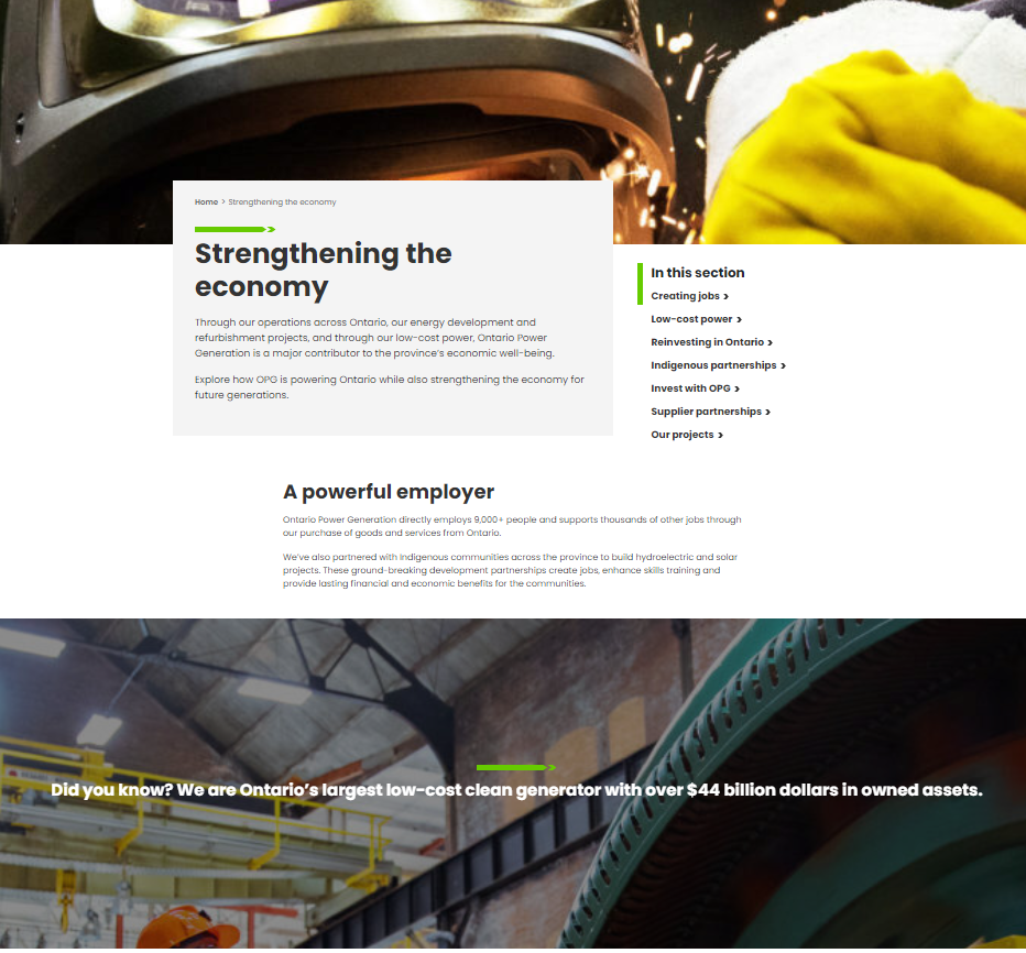    Full-bleed images break up page flow, so audiences find info they need.   