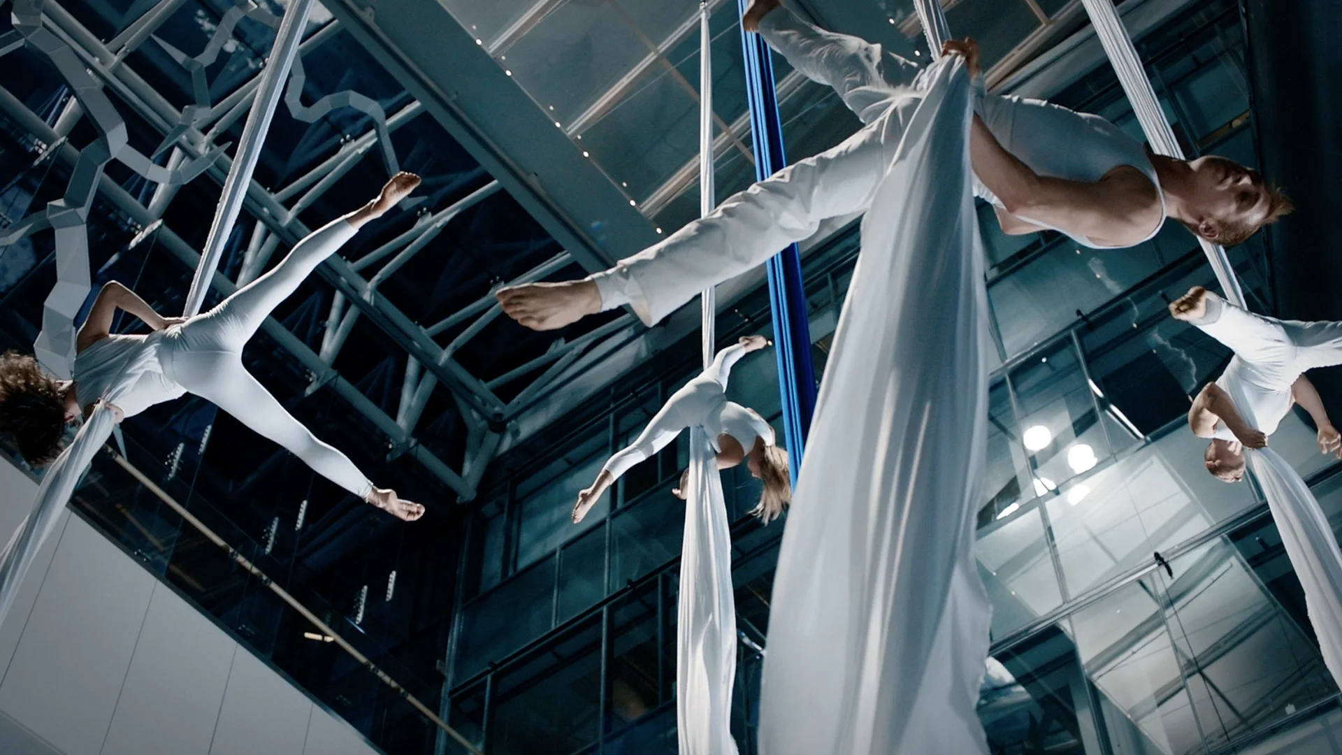    The high-wire drama of cancer is explored metaphorically.   