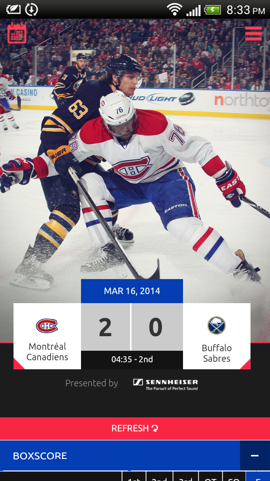    Game Day details were reworked to be cleaner, more-relevant and updated in real time during games.   