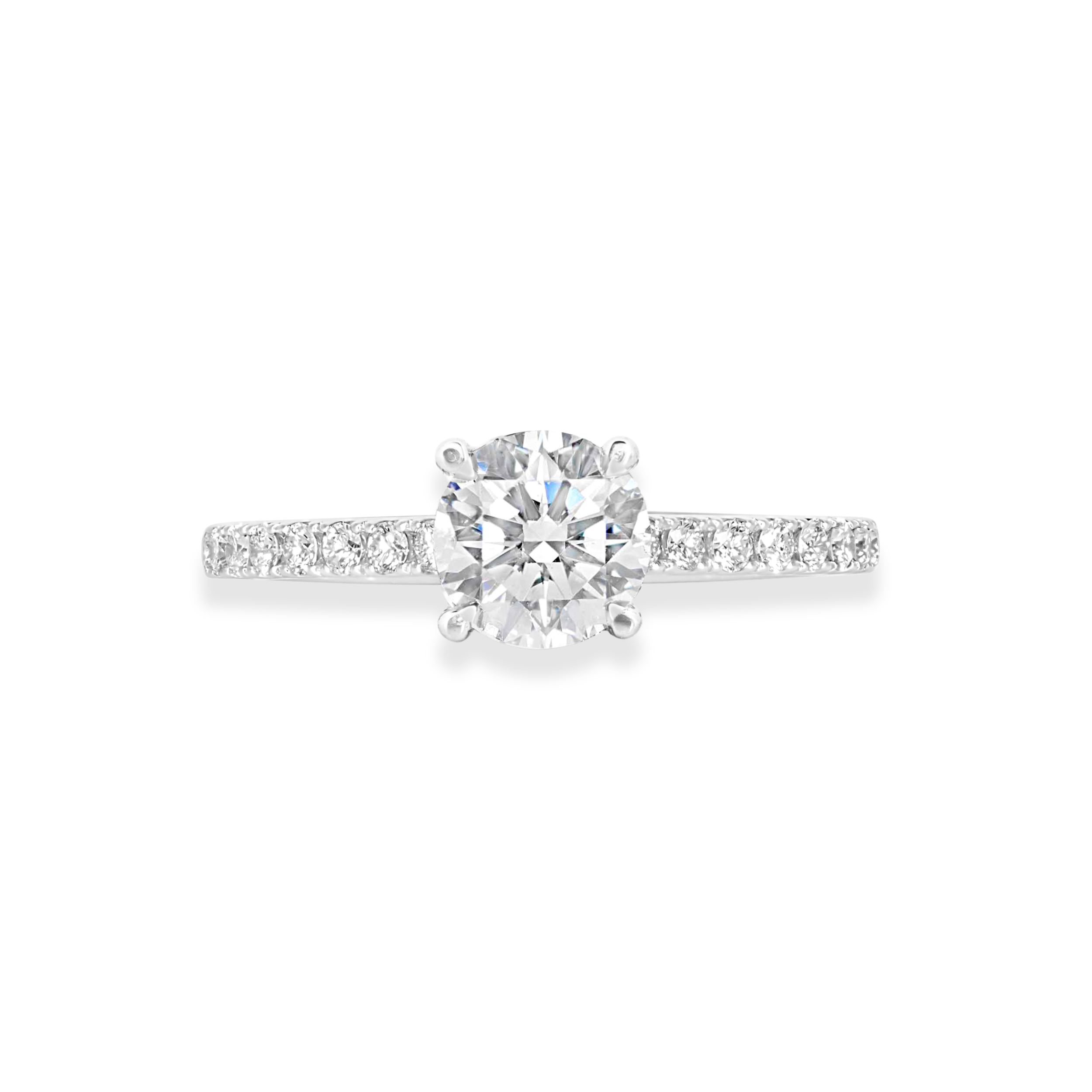 Solitaire Ring & Under-halo