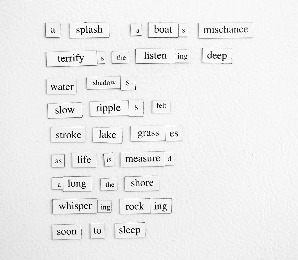 Magnetic Poetry: A Class Exercise (2021-2022)