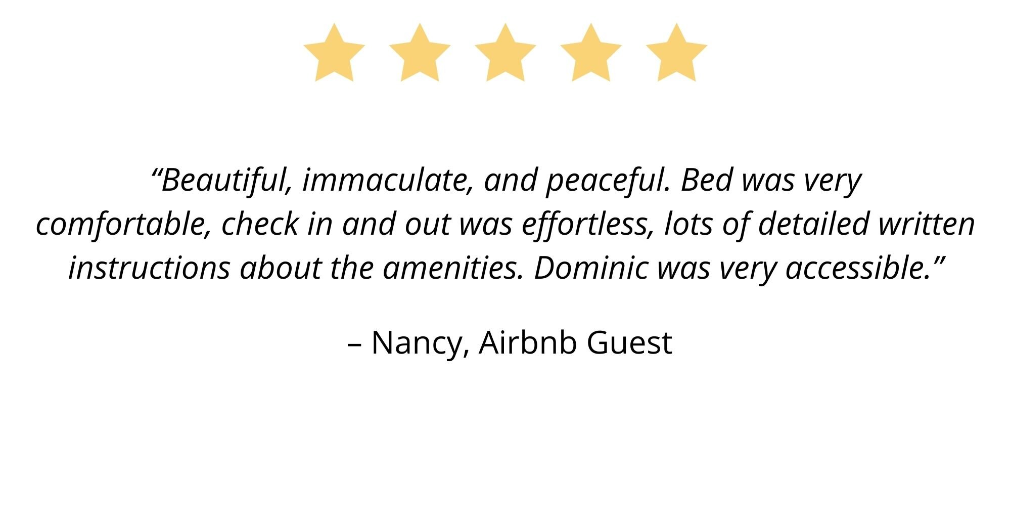 “Hi Dominic, Thanks for such a wonderful stay. We've completed the check-out steps and left the property now. You are the most attentive host we've ever had. We look forward to our next stay with you.” – Sei, (2).jpg