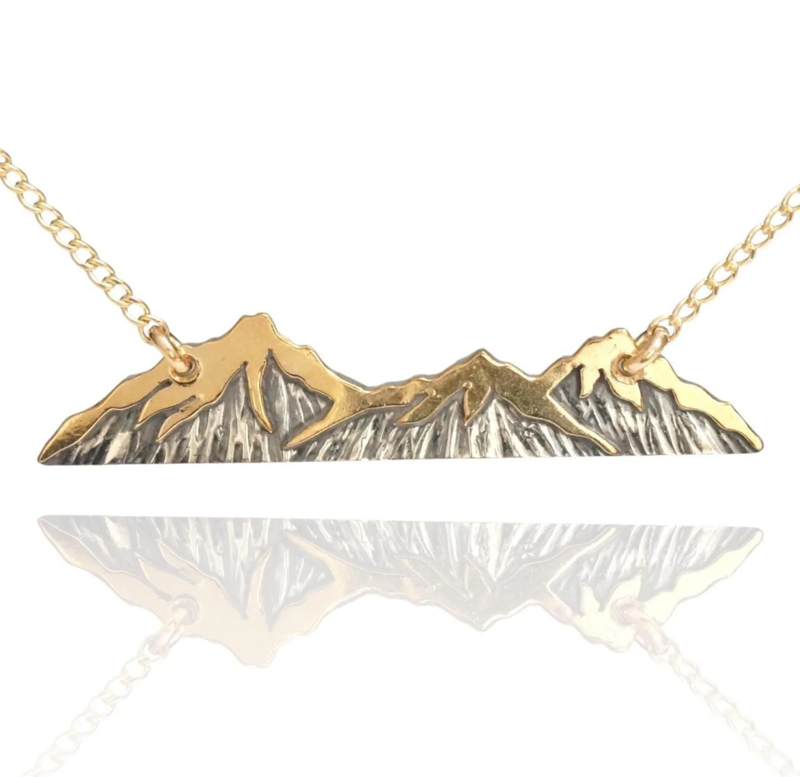 Three Sisters Mountain Necklace