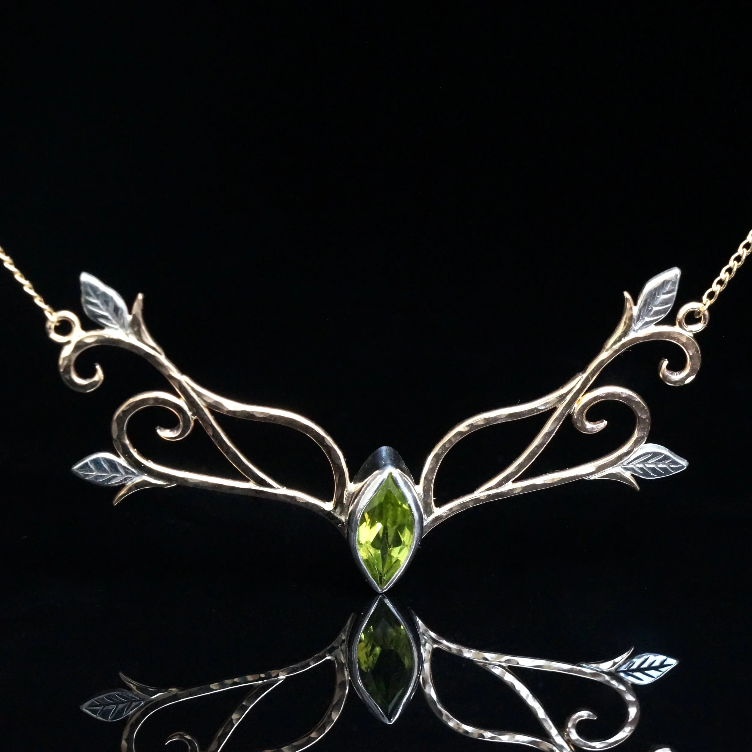 Custom Peridot Wedding Set