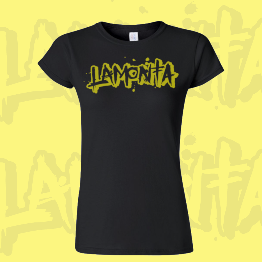 $5 OLD MERCH CLEARANCE!  - Yellow Logo Ladies T-Shirt