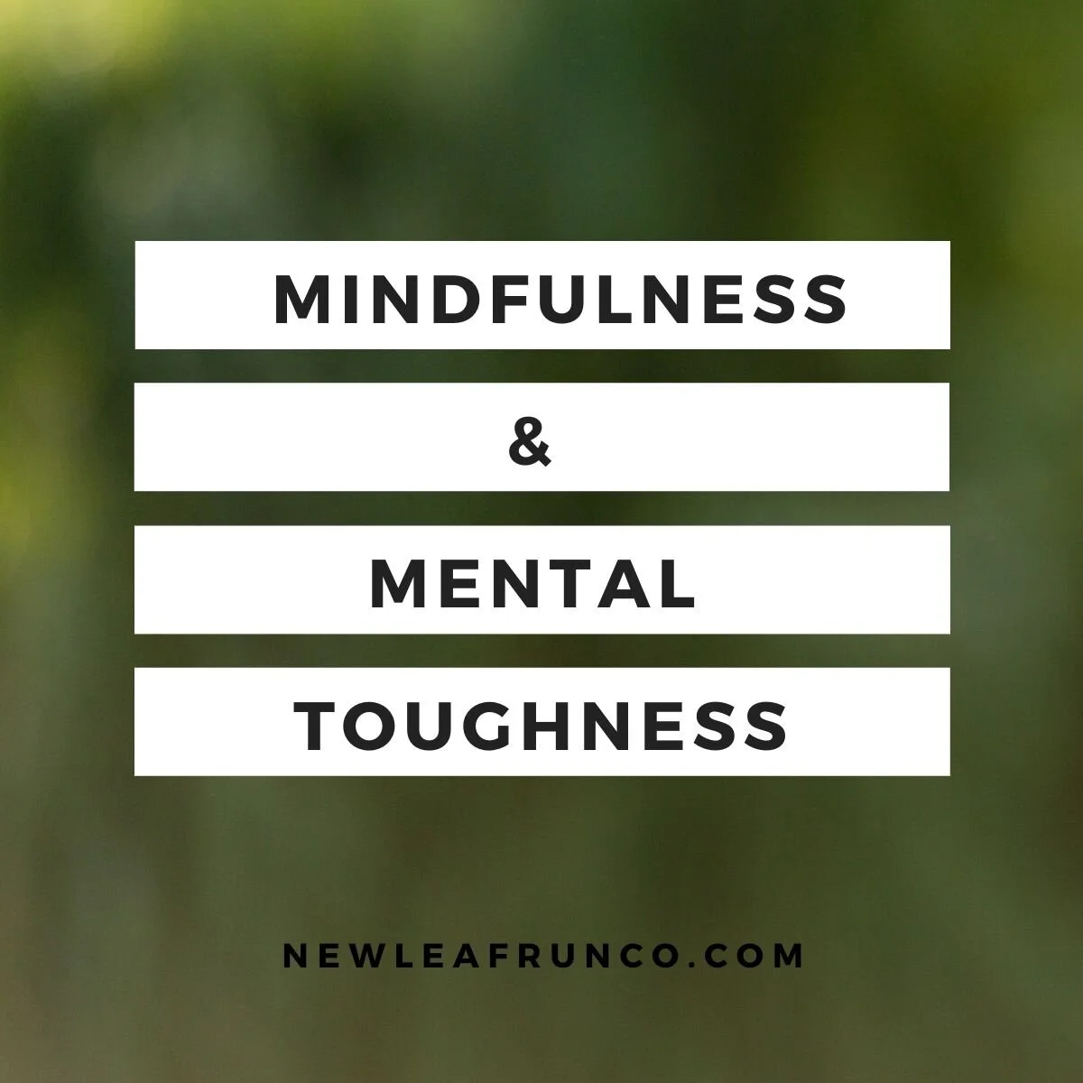 Mindfulness and Mental Toughness in Running