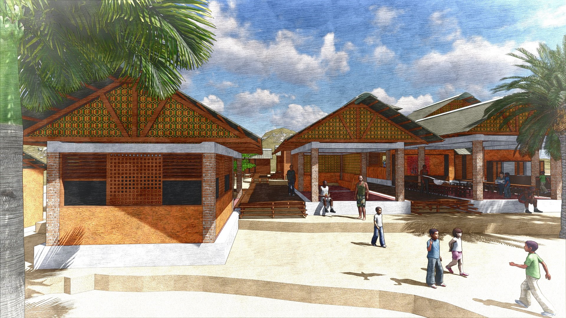 Education Centre in West Africa, Ghana, Busua