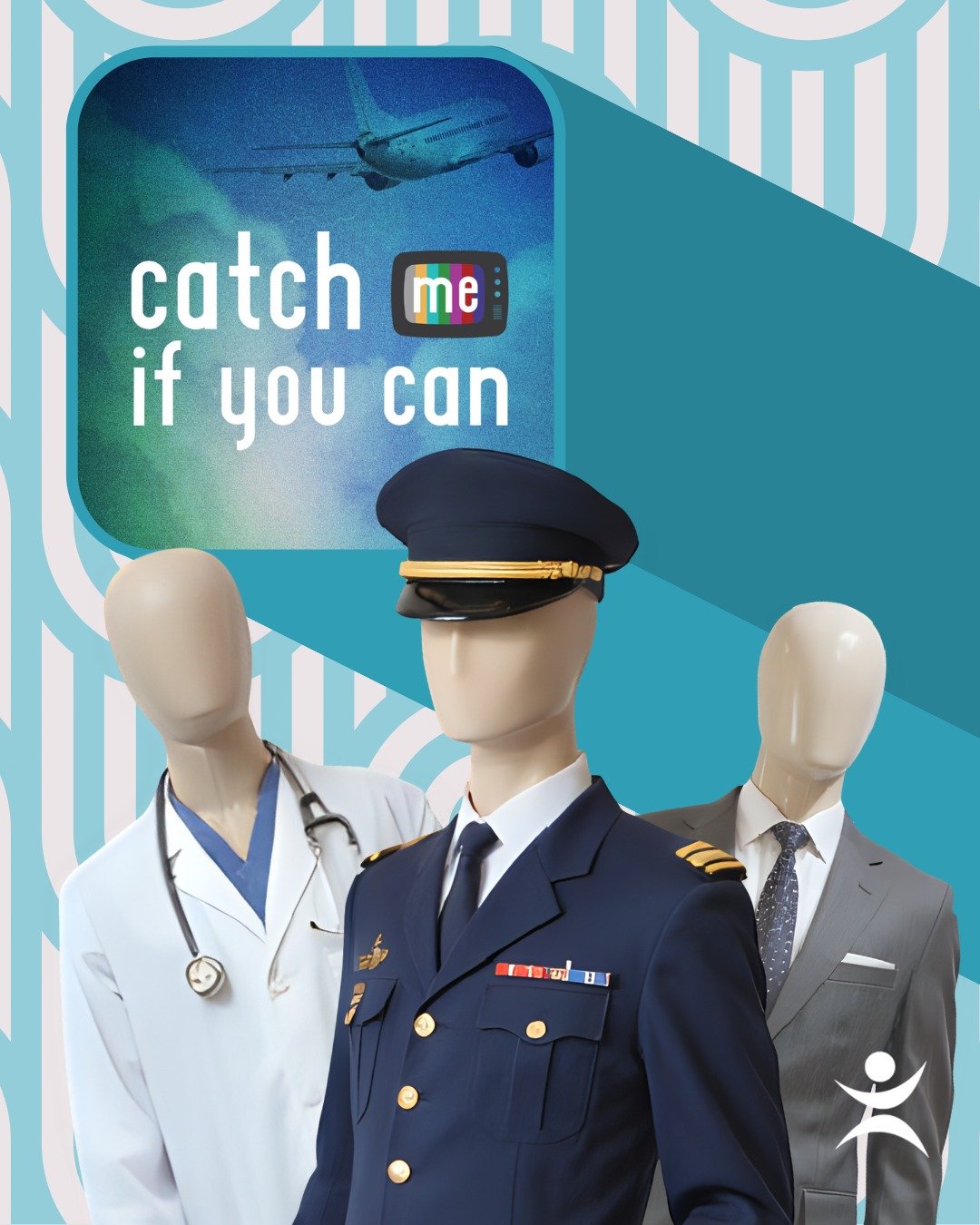 &ldquo;What they see is the uniform&hellip;&rdquo; ✈️🩺⚖️

But which one is your favorite? Is it Frank the pilot, the doctor, or the lawyer?
leave a comment and vote for the disguise that fools you best!

Catch Me If You Can runs July 31 through Augu