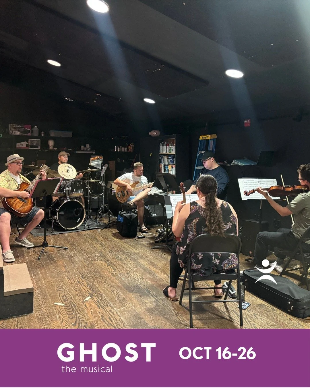 Sitzprobe vibes 👻🎶

The cast and pit finally came together &mdash; and the sound is out of this world!
We can&rsquo;t wait for you to feel the magic when Ghost: The Musical opens October 16&ndash;26 at Hershey Area Playhouse.

This is a show you do