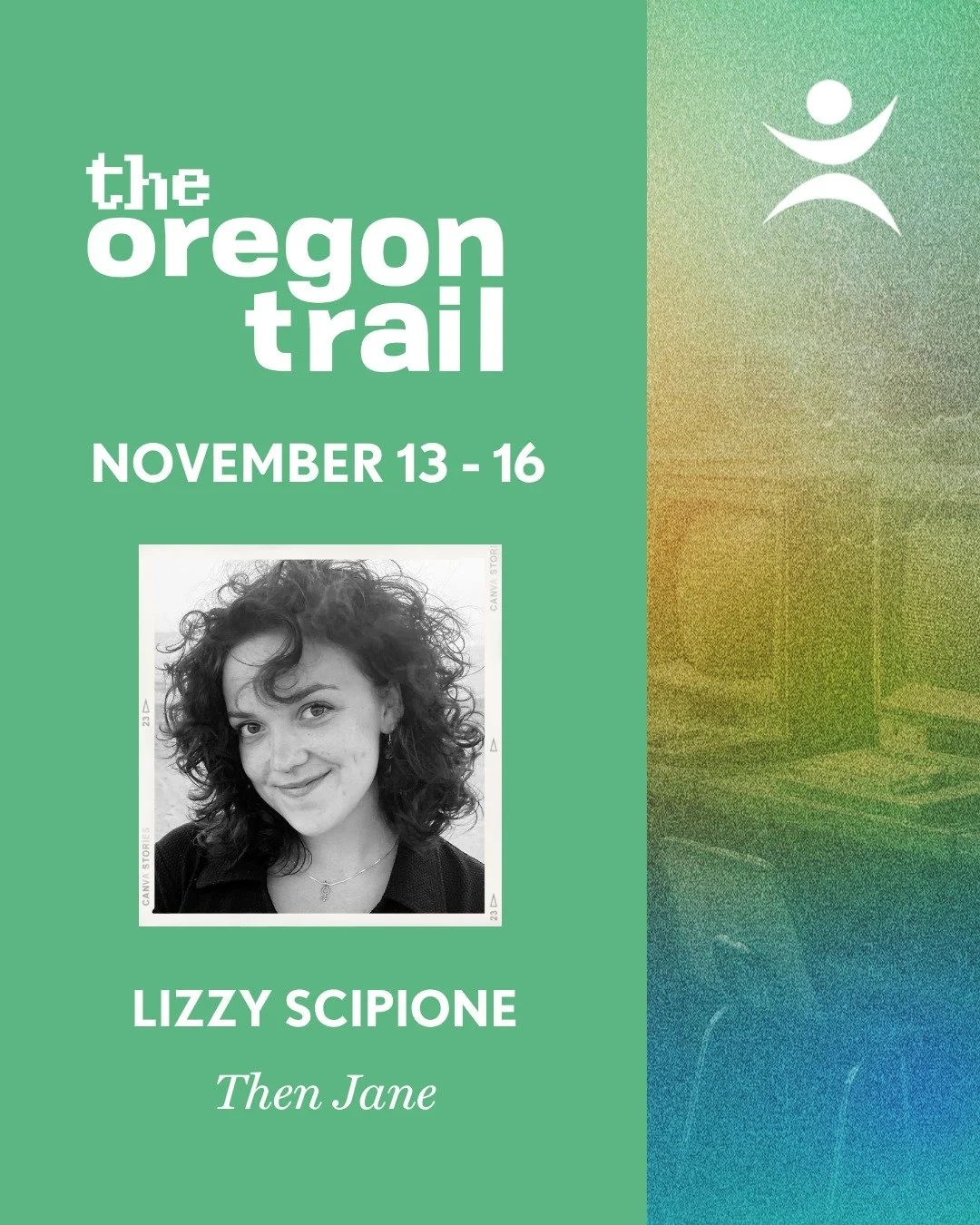 Get to know the cast of THE OREGON TRAIL by Bekah Brunstetter, running November 13-16 at Hershey Area Playhouse! Tickets available now at hap.ludus.com.

Lizzy Scipione (Then Jane) is so excited to be perform in her first production with Hershey Area