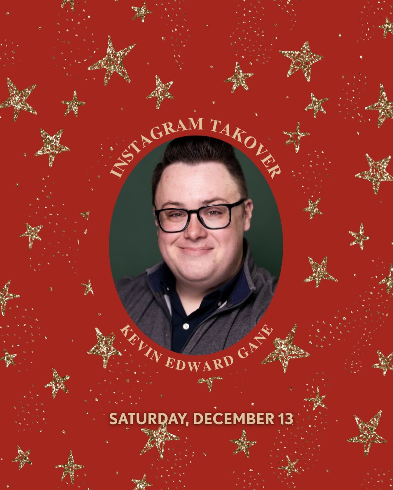 🎄 Instagram Takeover 🎄
This Saturday, December 14, follow along in our Stories for a day in the life with Kevin Edward Gane&mdash;Music Director at Hershey Area Playhouse and Donner in Rudolph the Red-Nosed Reindeer&mdash;from rehearsals and perfor