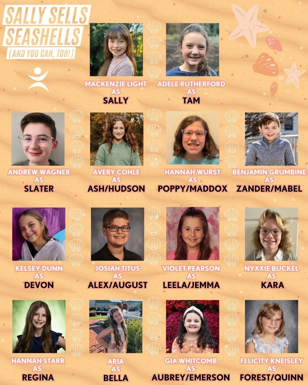 MEET THE CAST...and you can too!

SALLY SELLS SEASHELLS (AND YOU CAN TOO!)
March 6 &amp; 7- 7:00 p.m.
March 7 &amp; 8- 2:00 p.m.

Take the dive and get your tickets today before it's too late at hap.ludus.com
Link in the bio.

#hersheyareaplayhouse #
