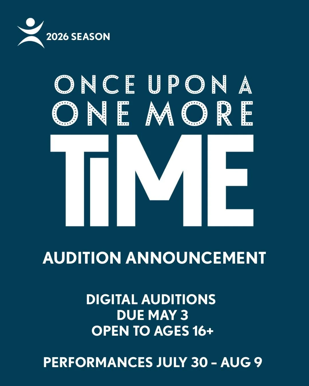 👑 👑 This isn&rsquo;t the fairytale you grew up with.

It&rsquo;s louder. Bolder. And set to the music of Britney Spears.

Audition for Once Upon a One More Time&mdash;a high-energy musical that flips the script and puts a fresh voice center stage.
