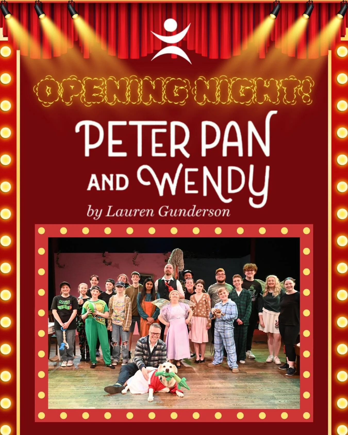 IT&rsquo;S OPENING NIGHT OF PETER PAN AND WENDY! 

Thursday, April 9 | 7:00 PM
Friday, April 10 | 7:00 PM
Saturday, April 11 | 7:00 
Sunday, April 12 | 2:00 PM

Get your tickets now at hap.ludus.com.
#theater #hershey #hersheyareaplayhouse